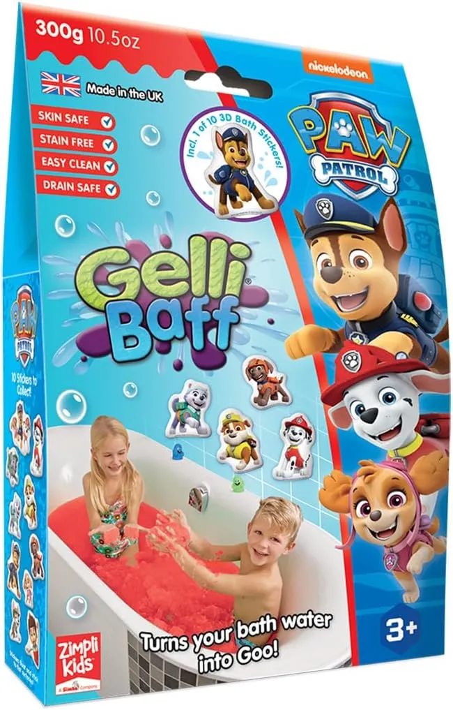 Paw Patrol Gelli Baff With Bath Stickers