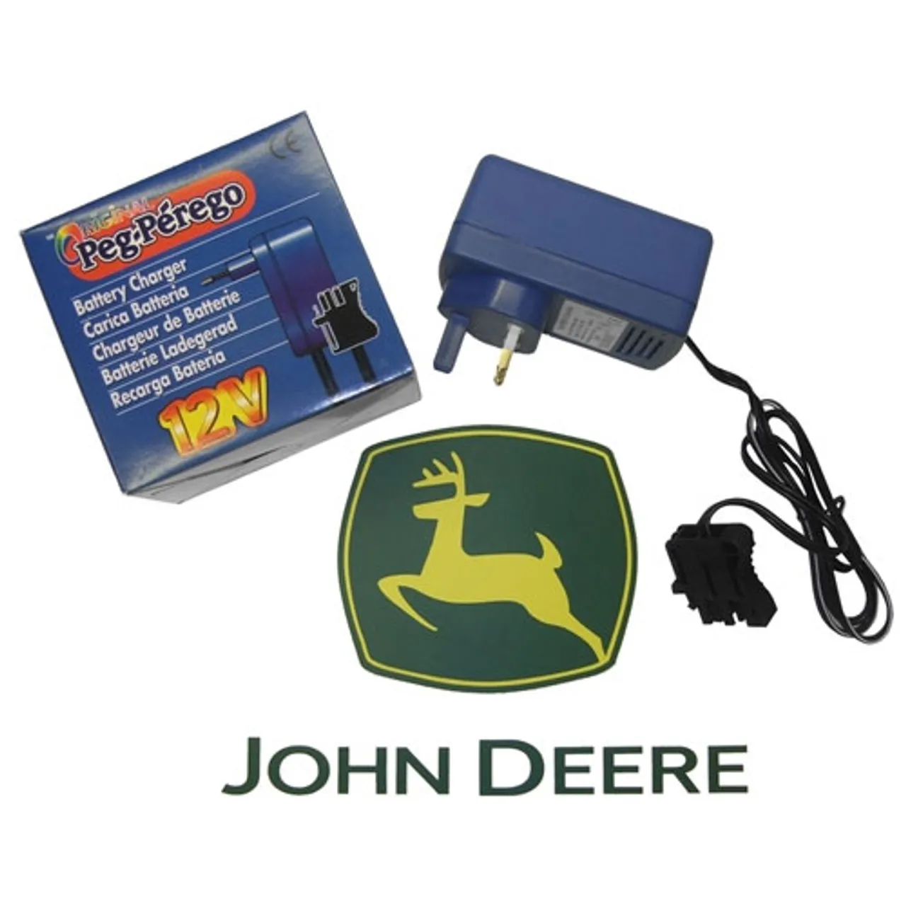 Replacement 12v Charger John Deere Peg Perego Ride-on Toy