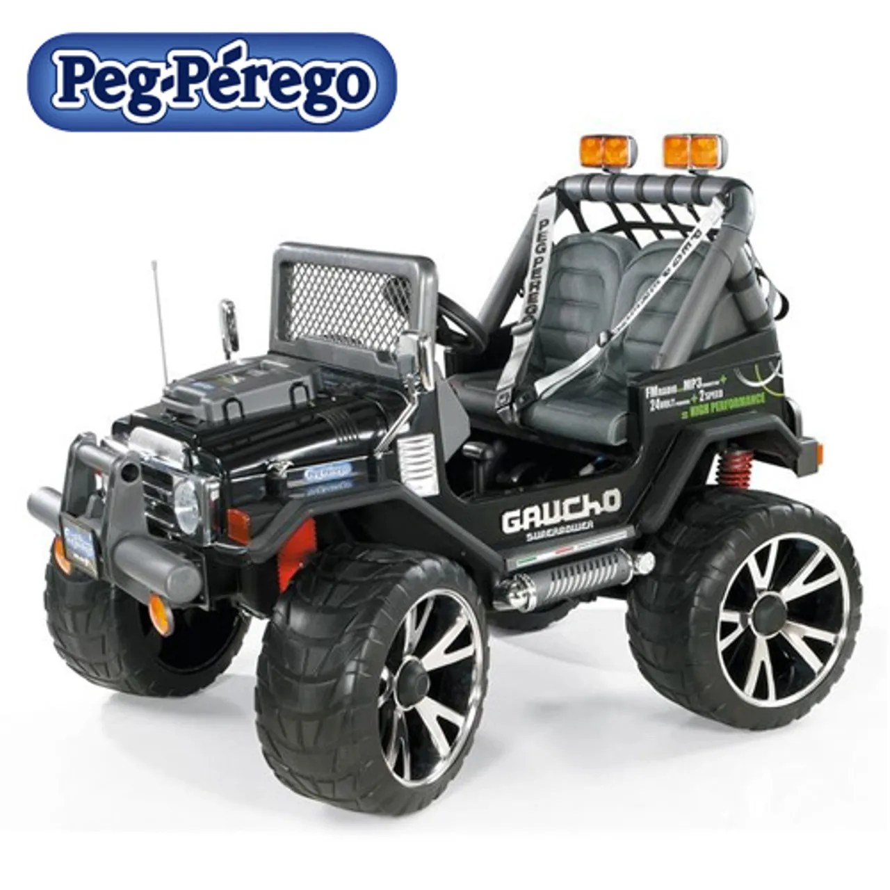 Kids 24V Peg Perego Gaucho superpower Off Road 2-Seat 4X4