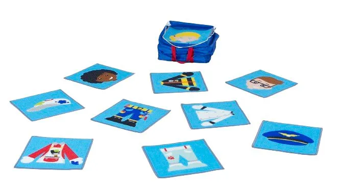 People Who Help Us - 40 Mini Placement Carpets with Holdall