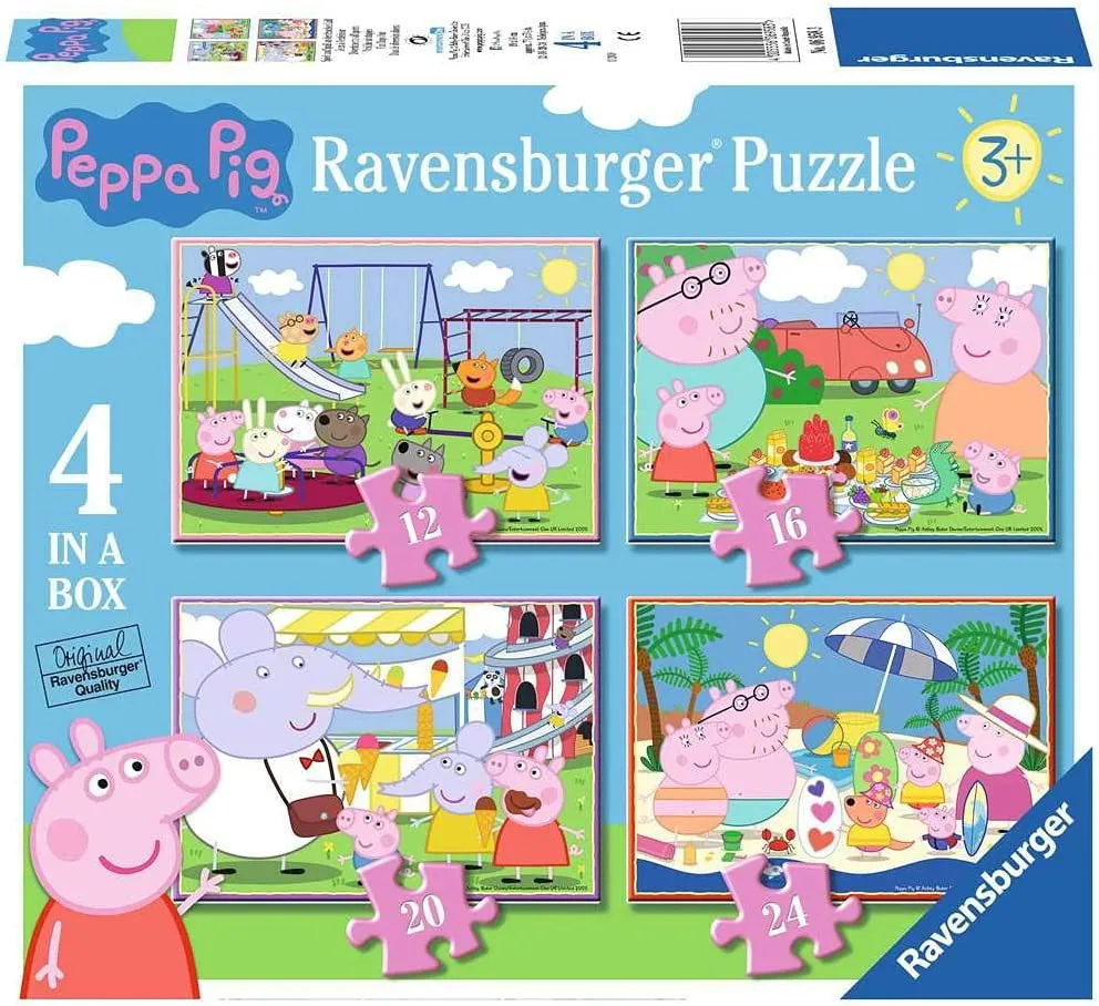 Peppa Pig 4 in Box Jigsaw Puzzles