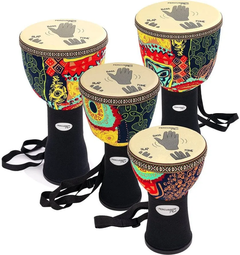 Percussion Plus Slap Djembe Packs - Pretuned - 4 pack