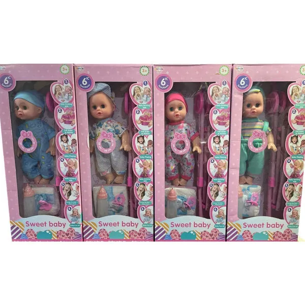 6 Function Sweet Baby Toy with Stroller