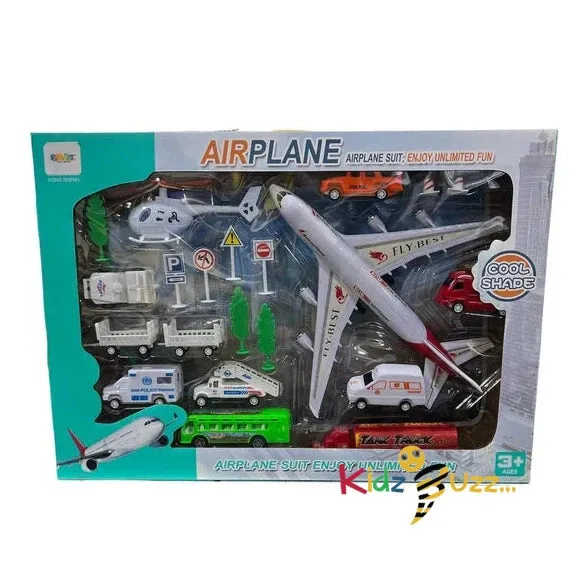 Airplane Cool Shade- Kids Airport Play Set