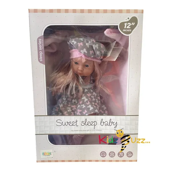 12'' Sweet Sleep Baby Doll For Kids- Pretend Play Set