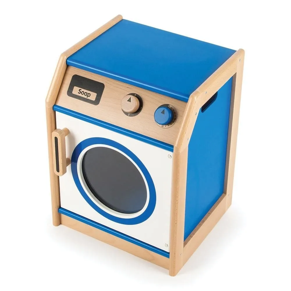 Play Kitchen Colourful Wooden Washing Machine