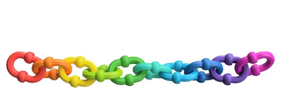 Plip Links - Silicon fidget toy