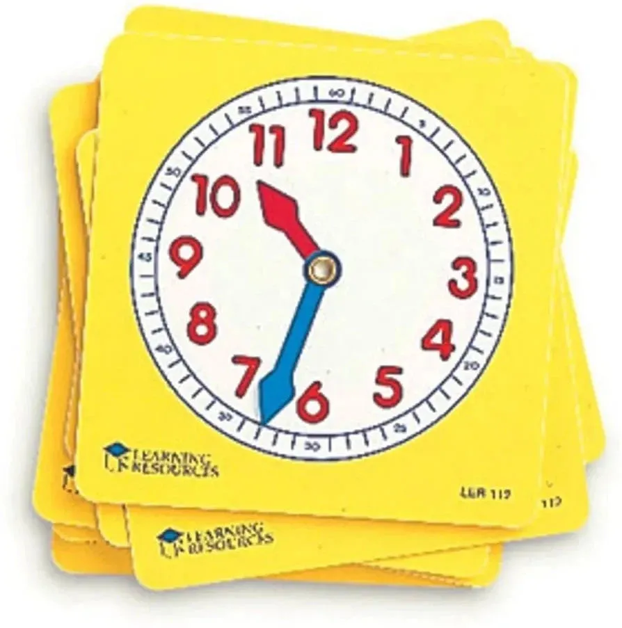 Pupil Clock Dials (Set of 10)