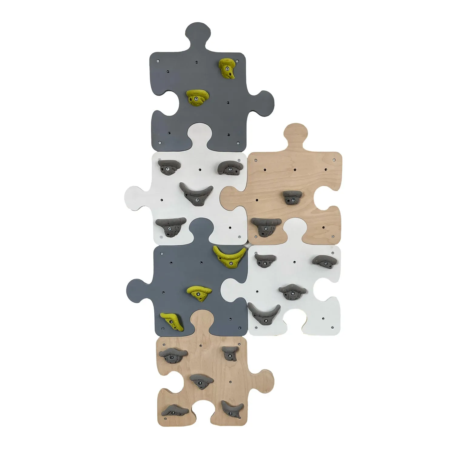 Puzzle Shaped Indoor Climbing Wall