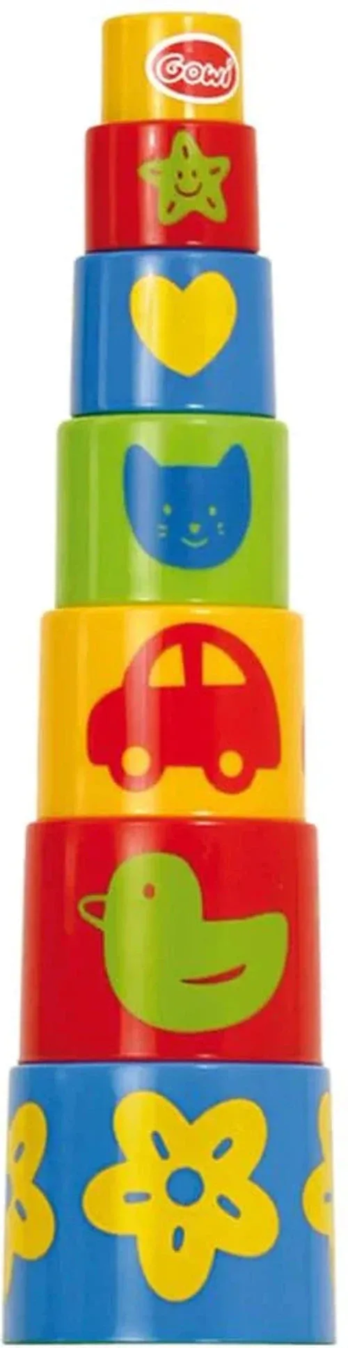 Pyramid Stacker - Coloured Stacking Blocks