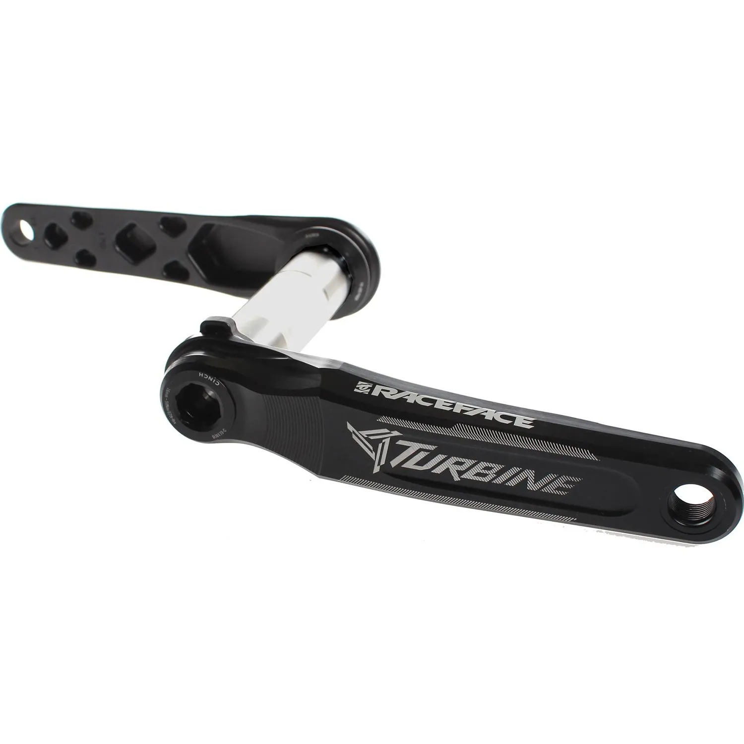 Race Face 2019 Alloy Turbine 136mm Crank (Arms Only) - Black 170mm
