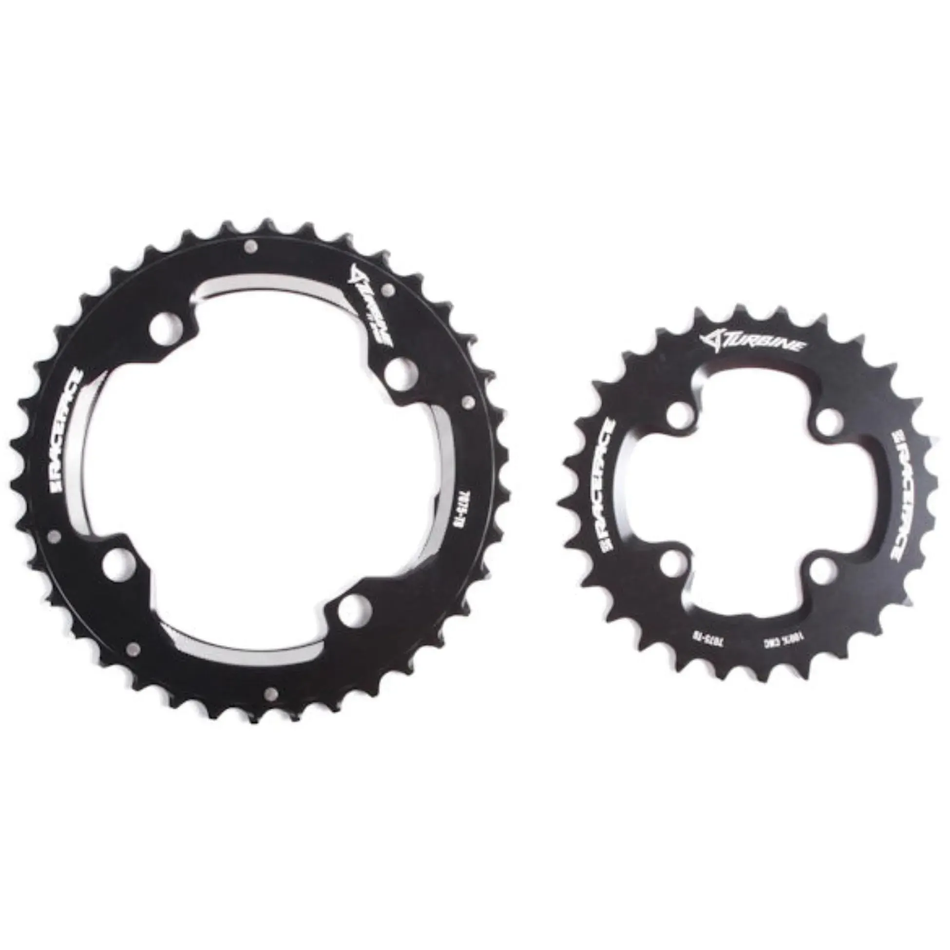 Race Face Turbine 11 Speed 4 Bolt 28/38T 104/64 Chain Ring Set - Black