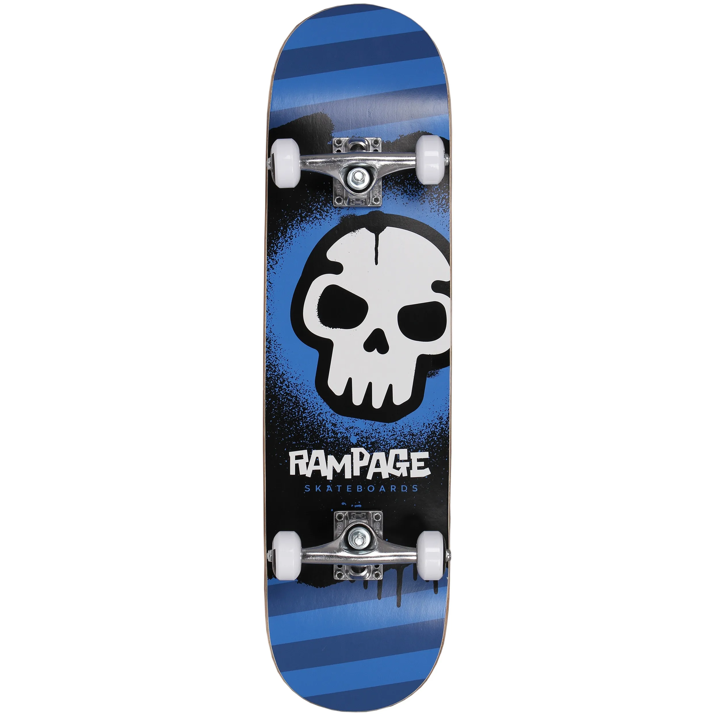 Rampage Graffiti Skull Complete Skateboard 8''