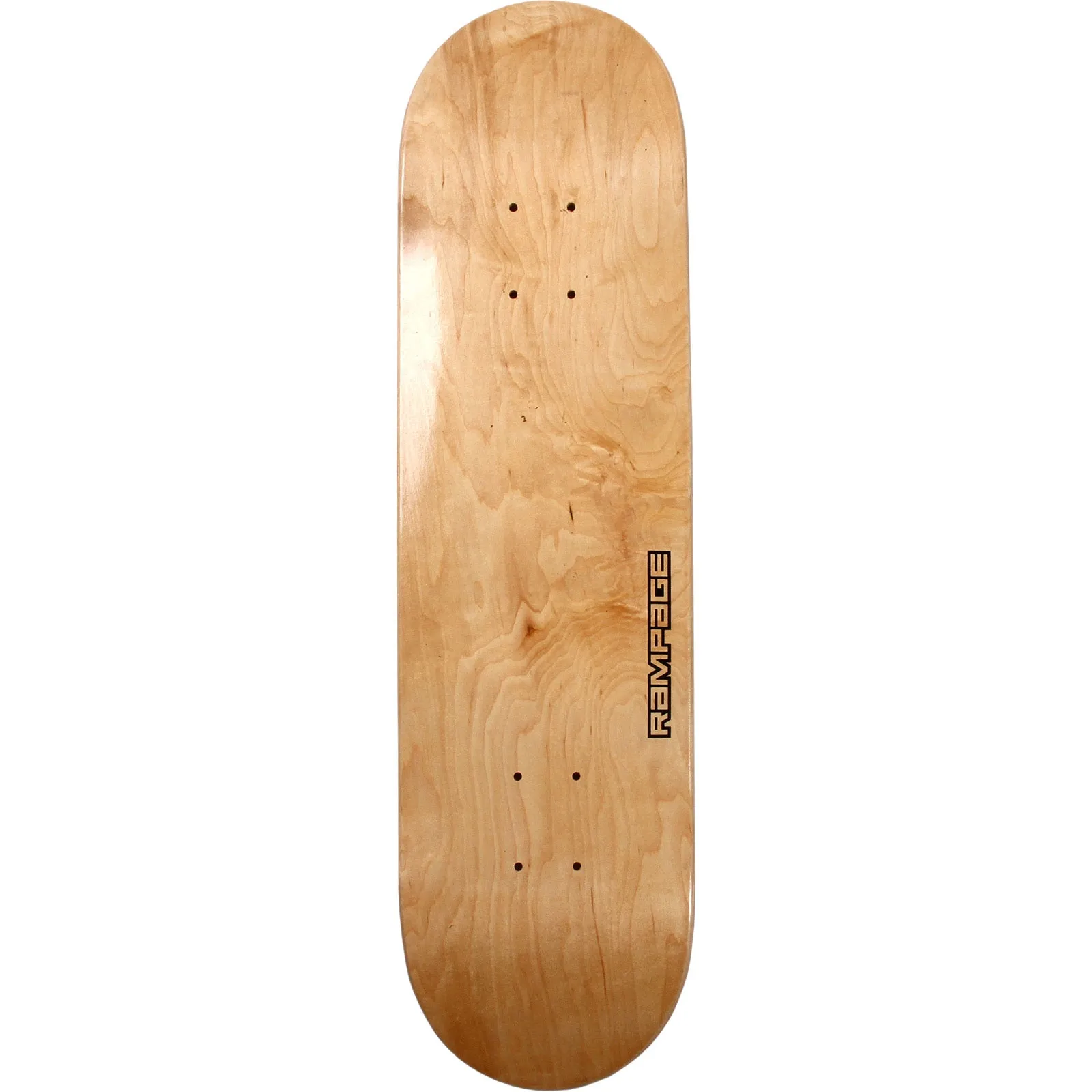 Rampage Stain Premium Skateboard Deck 7.75'' - Natural