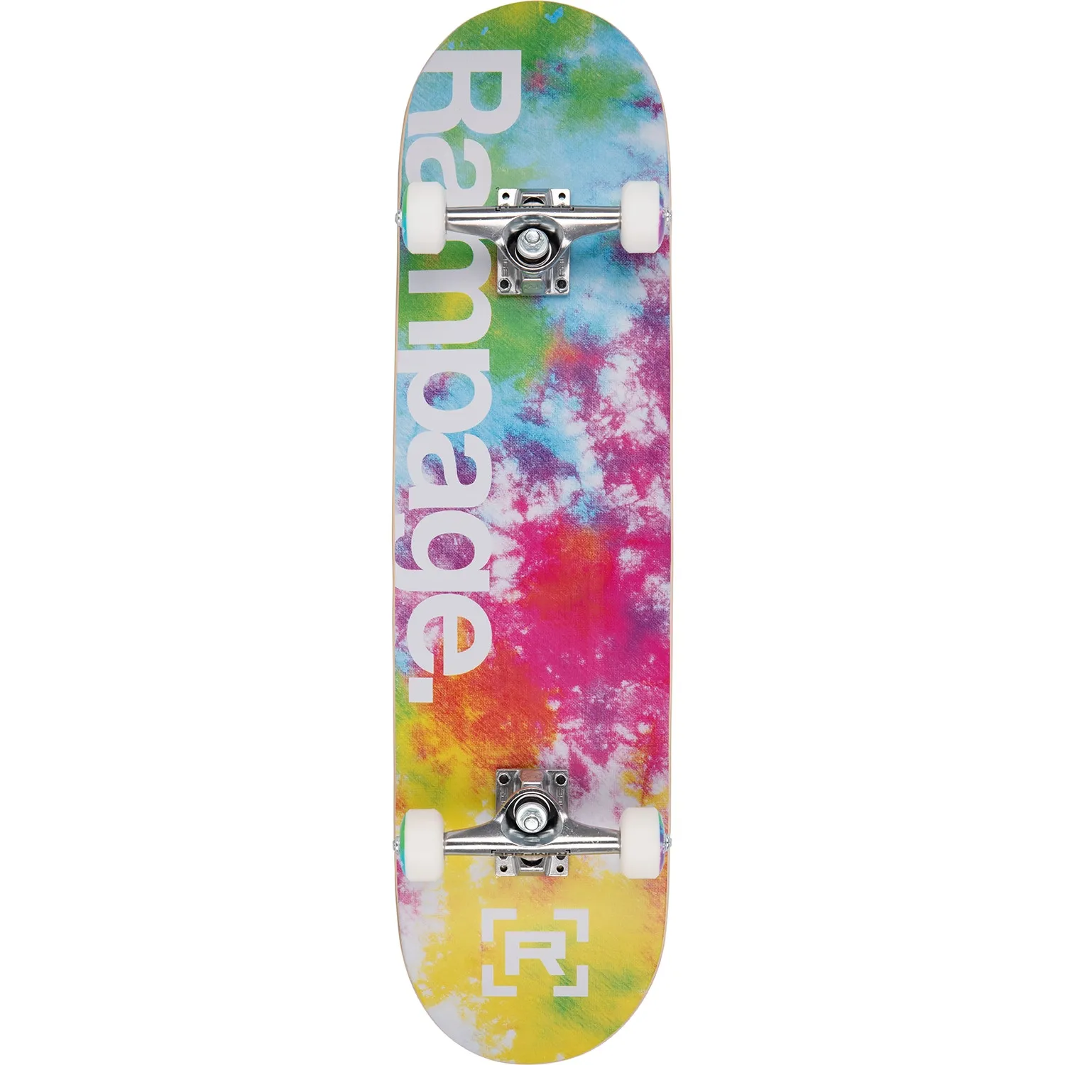 Rampage Tie Dye Burst Premium Complete Skateboard - 8''
