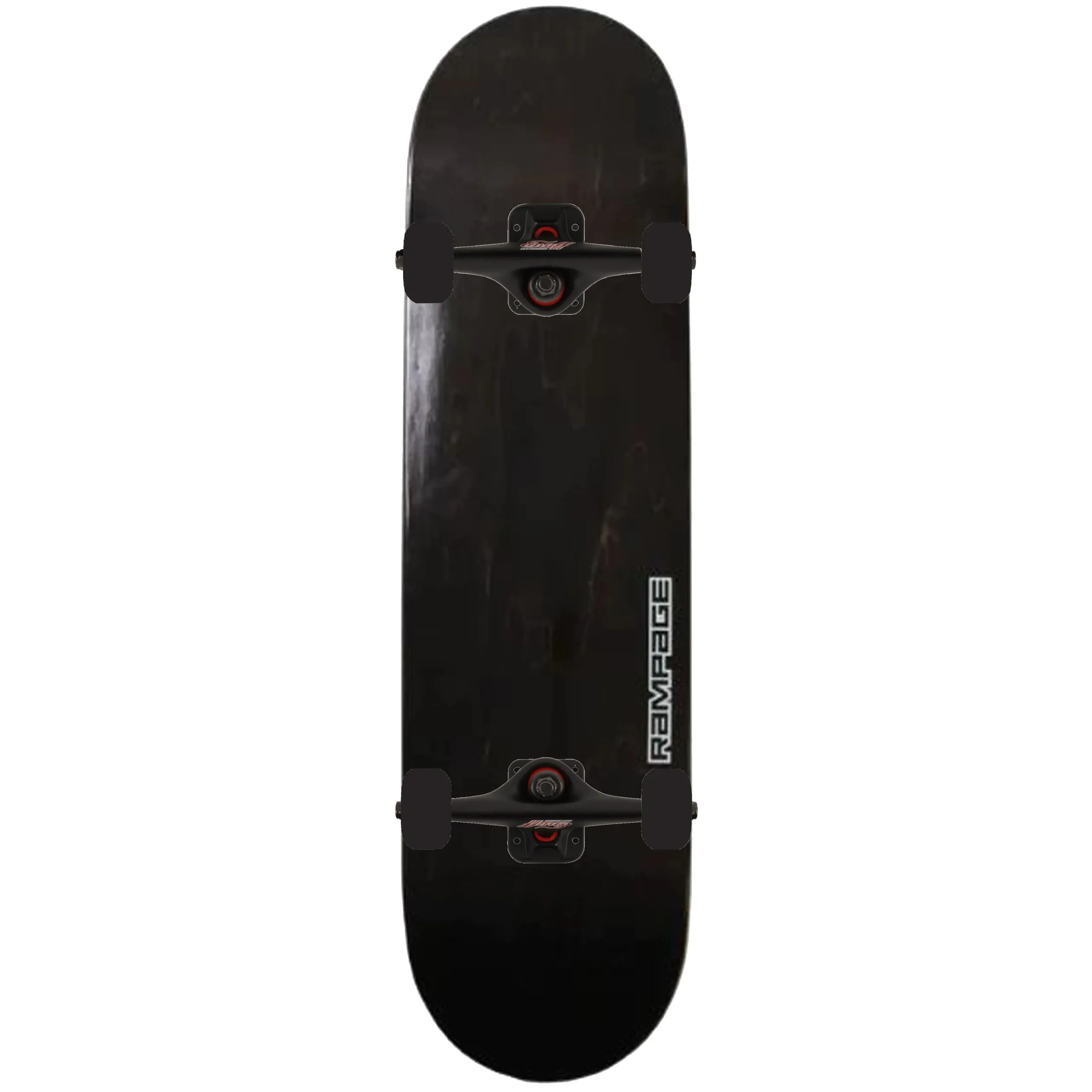 Rampage x Enuff Covert Custom Skateboard - Black/Red