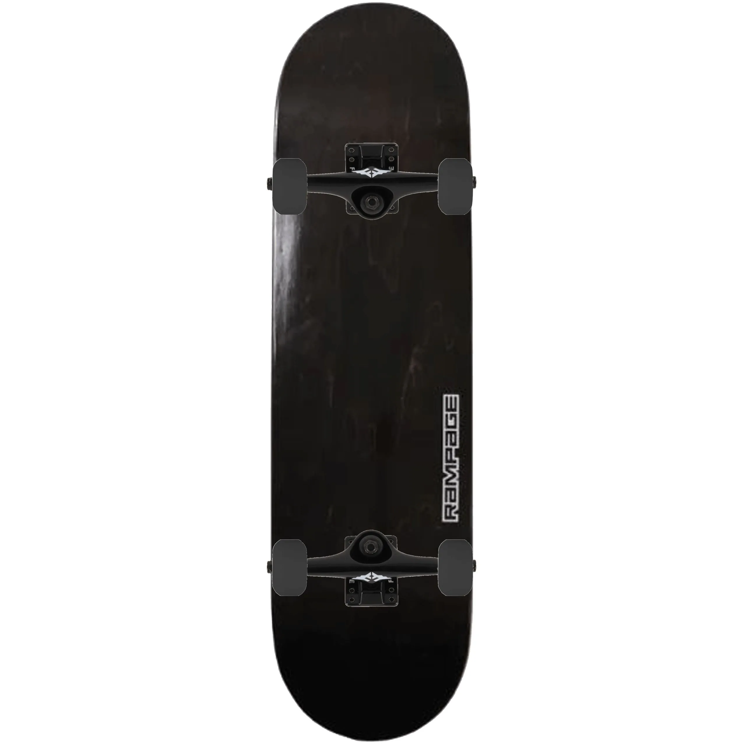 Rampage x Fracture Stain Custom Skateboard - Blackout 7.75''