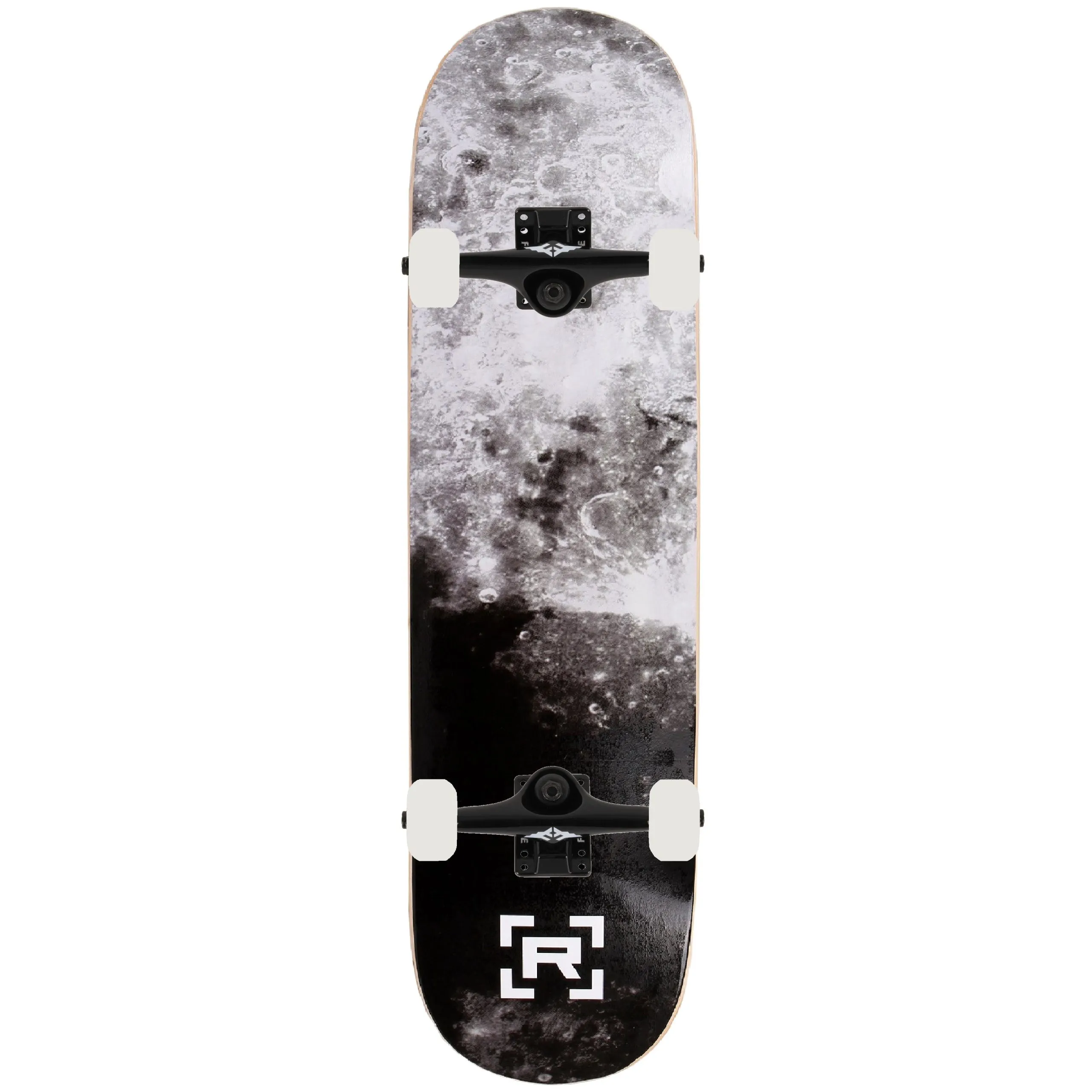 Rampage Lunar Custom Skateboard - Black 7.75''