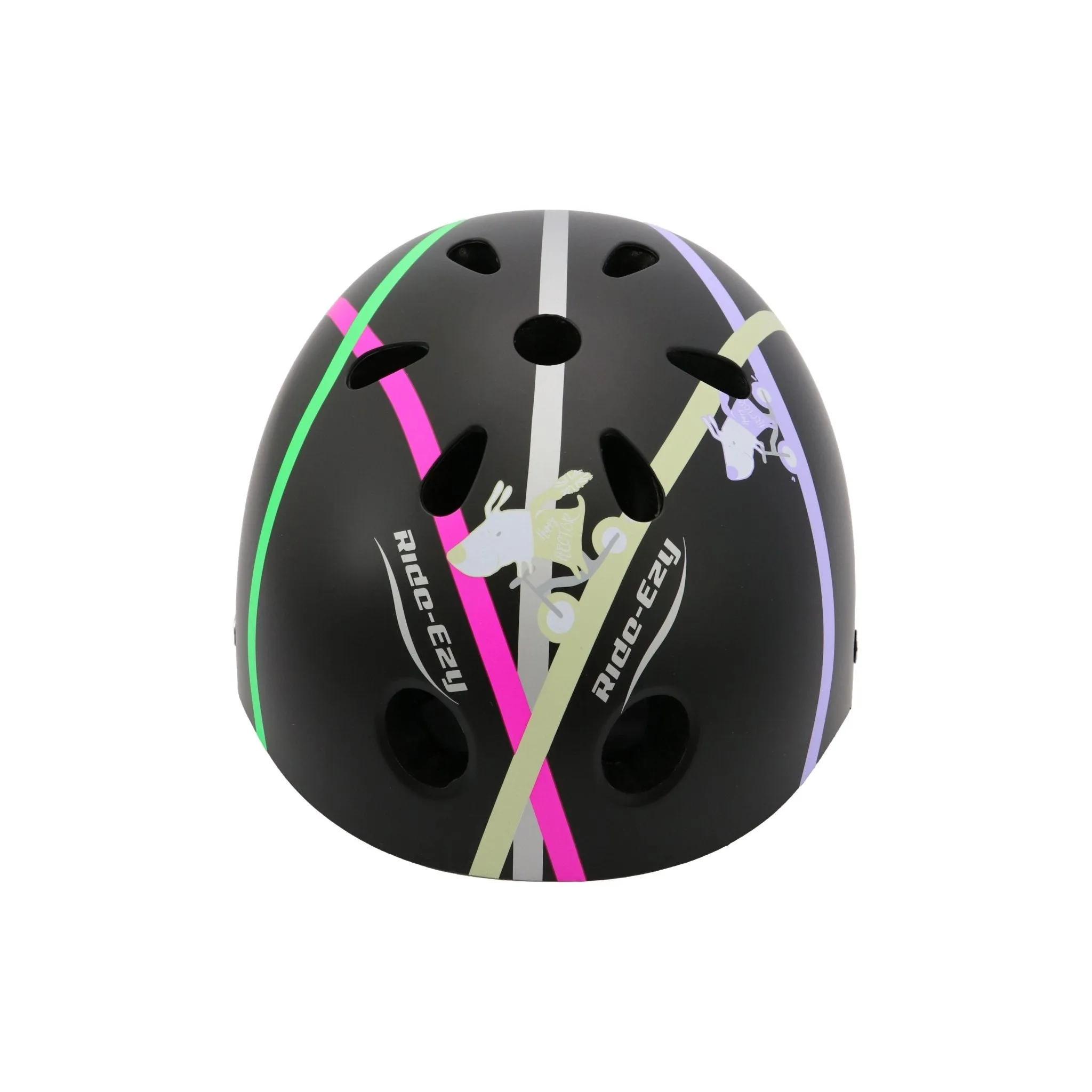 Ride-Ezy Hector 54-57cms Black Kids Helmet