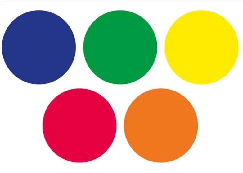 Rainbow™ Circle Outdoor Mats with Holdall (30 Pack)