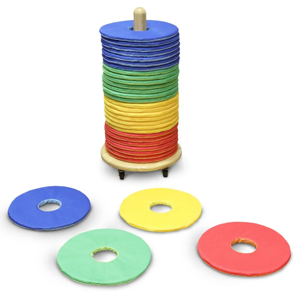Rainbow™ Circular Sit Mats & Donut™ Trolley