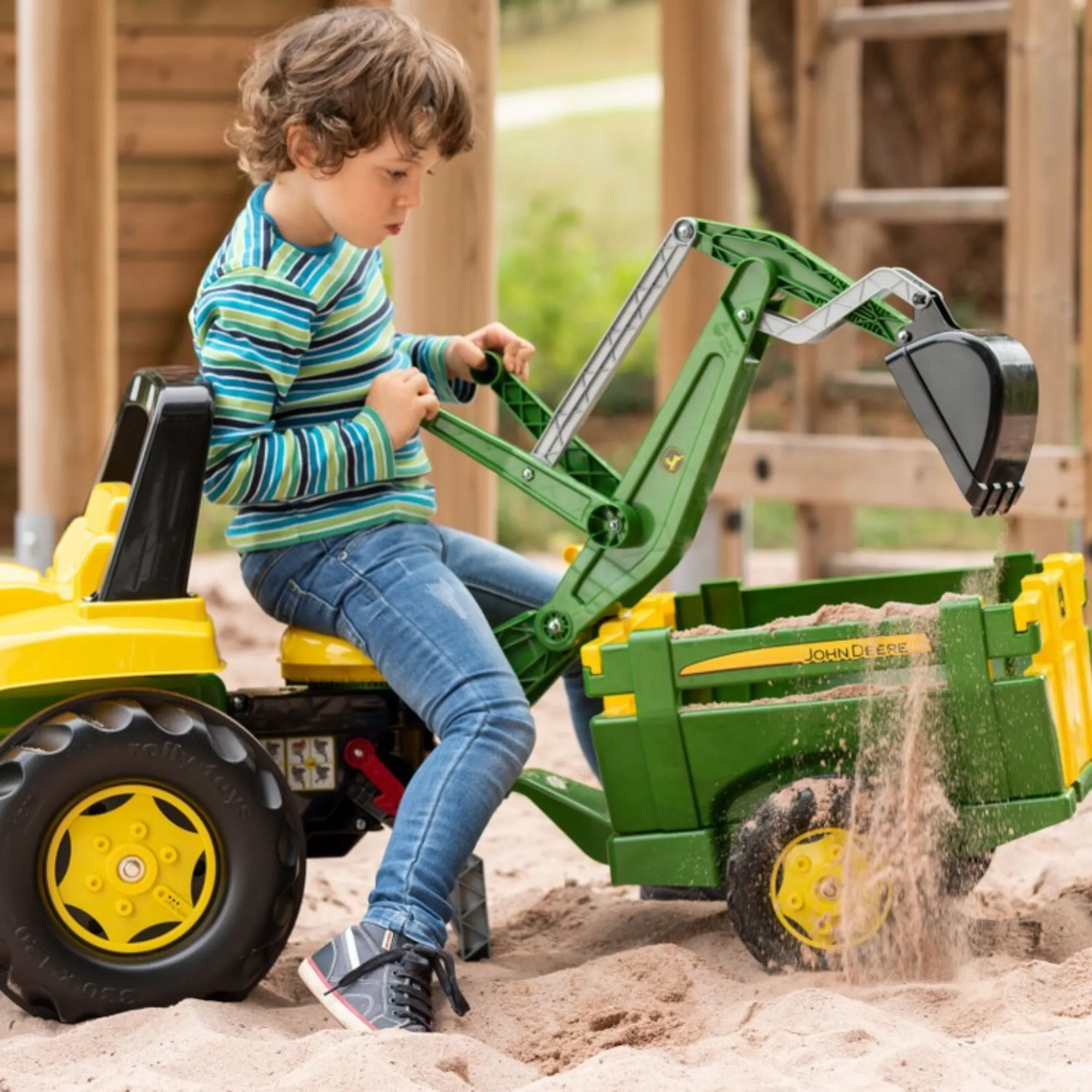 John Deere Excavator for Rolly Pedal Tractors