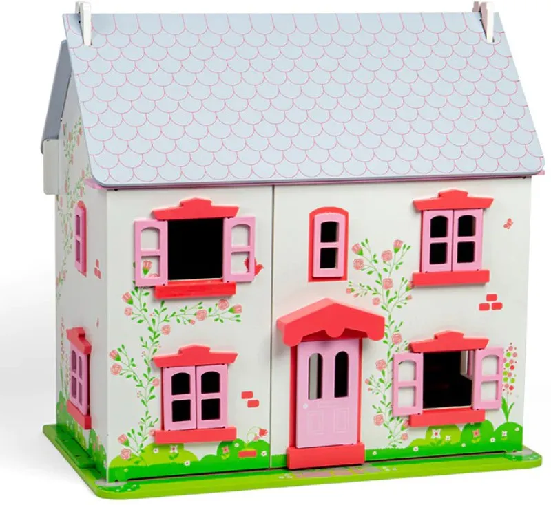 Rose Cottage Dolls House and Accessories