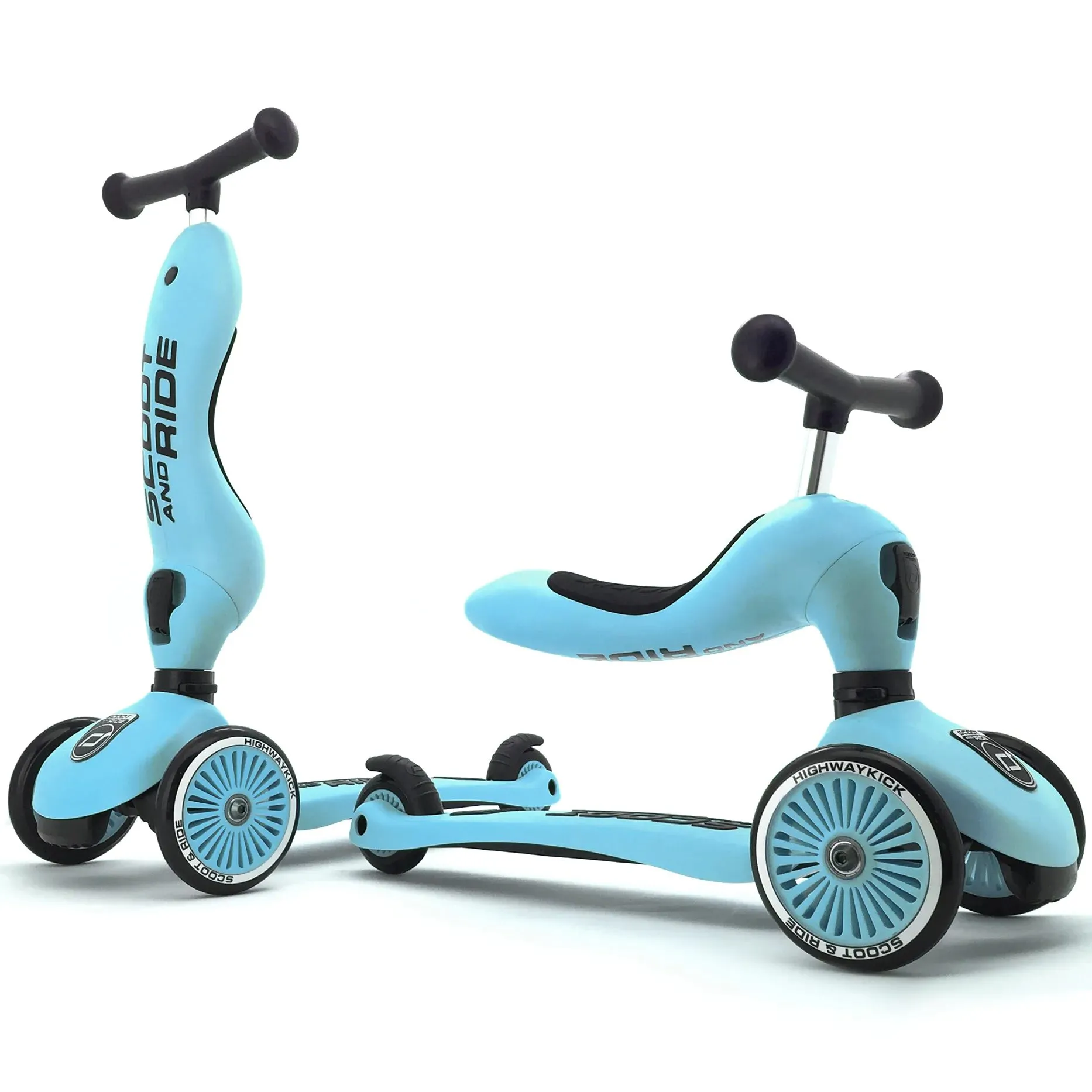 Scoot and Ride Highway Kick 1 Kids Scooter - Blueberry