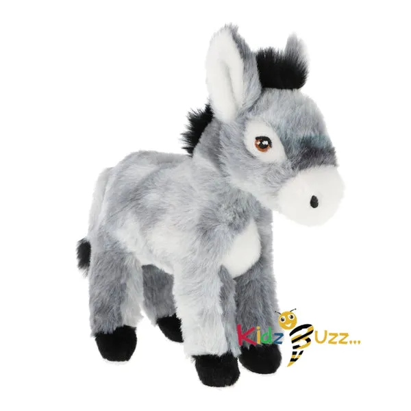 20cm Keeleco Donkey Soft Toy 100% Recycled Plush Eco Soft Toy