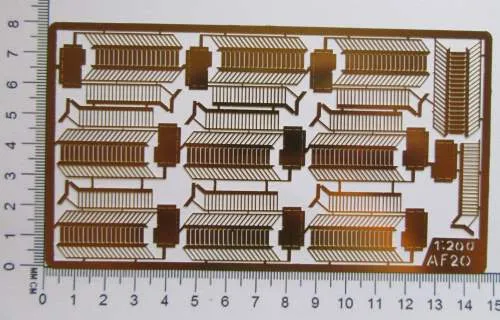 1:200 Angled Step Companionway Ladders with Handrail