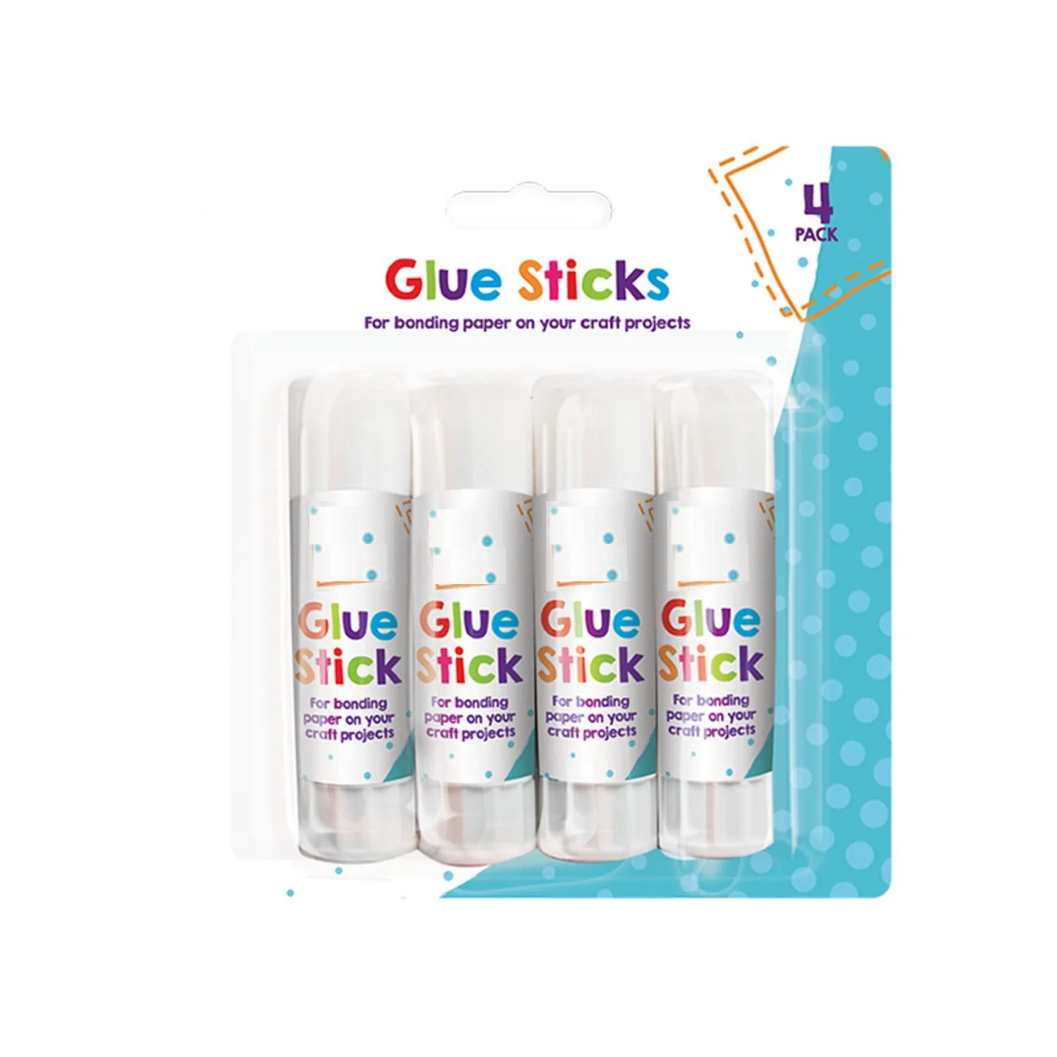 4PCS Glue Stick 15G for Home Office School Supplies Scrapbooking Art Craft Projects Bonding Paper Cardboard – Glue Sticks for School Back to School Supplies School Stationery