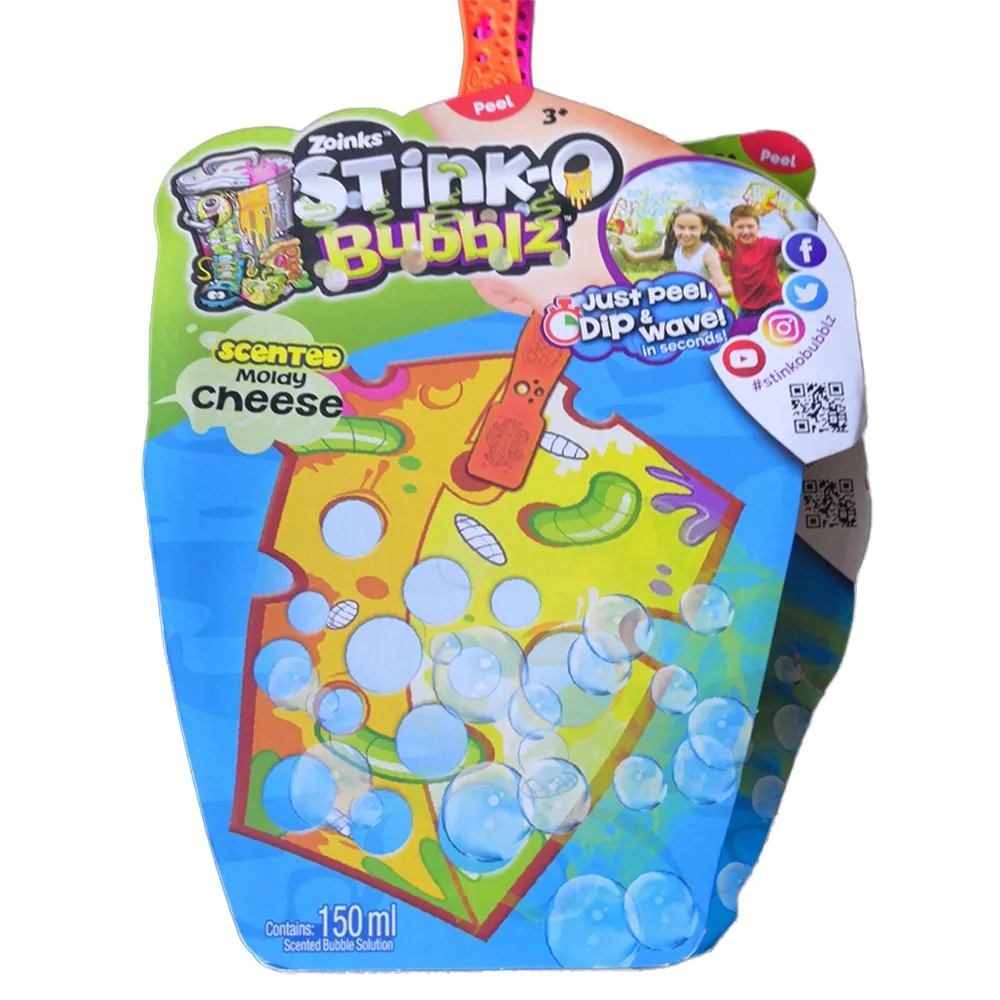 Stink-O Bubblz Scented Bubbles - Mouldy Cheese