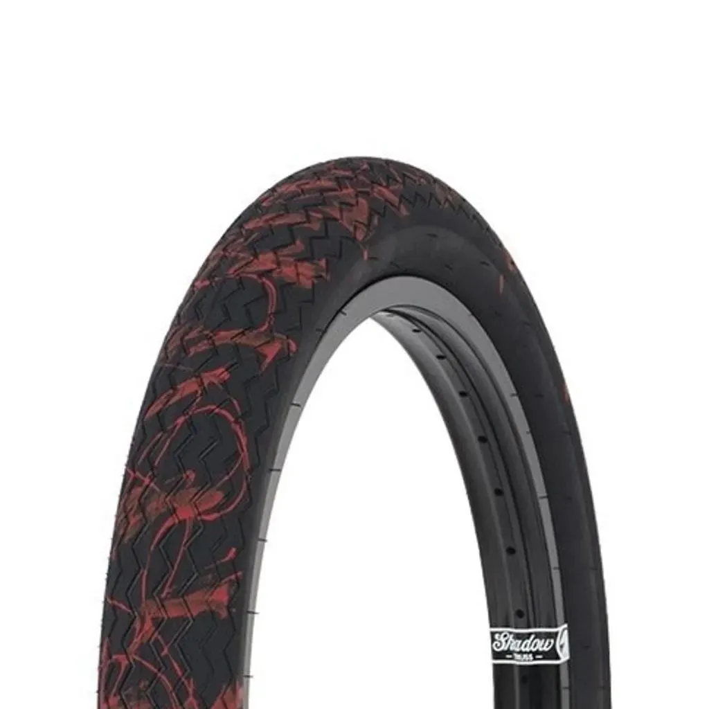 Subrosa Sawtooth BMX Tyre - Black/Blood Splatter - 2.35"