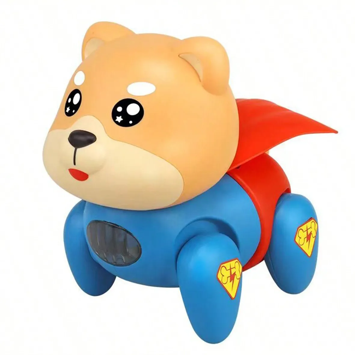Superhero Walking Doggy Baby Toy with Sound and Lights