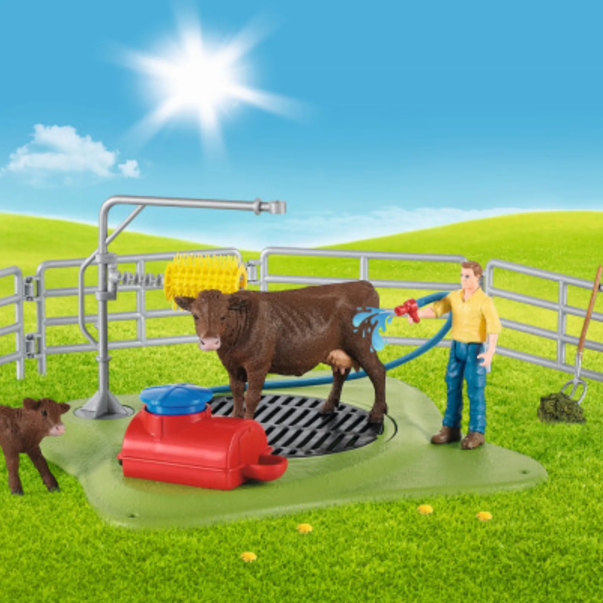Schleich Cow Wash