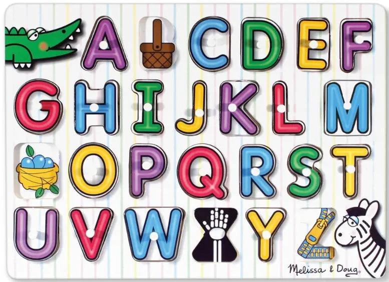 See-Inside Alphabet Peg Puzzle