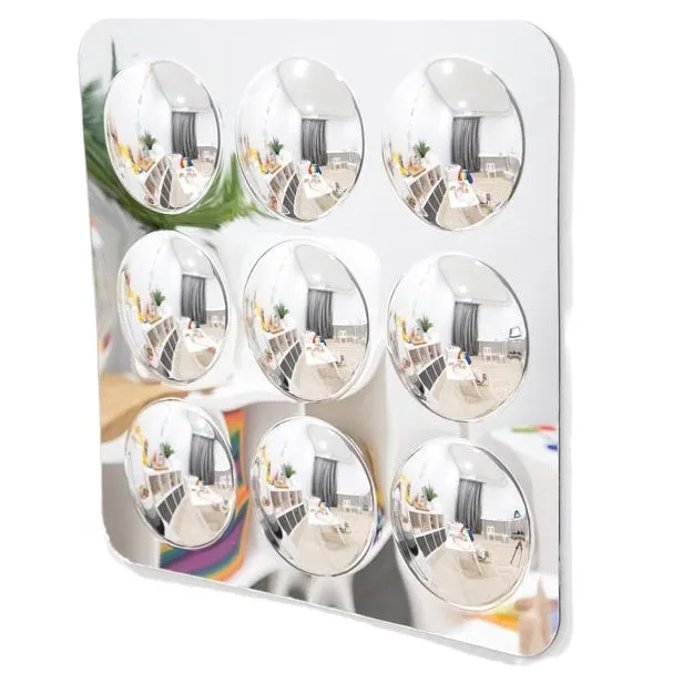 Sensory Mirror - With 9 Domes - Large - 490Mm