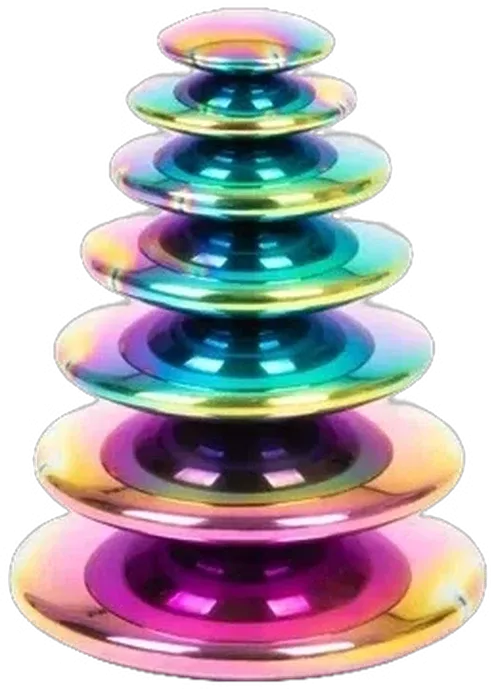 Sensory Reflective Colour Burst Buttons - Pk7