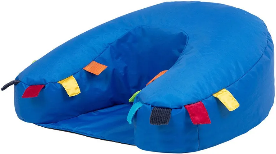 Sensory Touch Tags Support Seat Blue