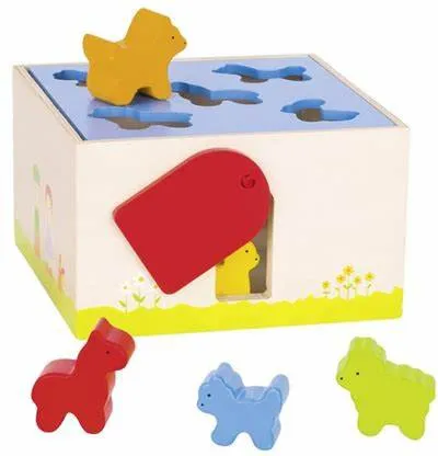 Shape Sorting Box - Farm Animals