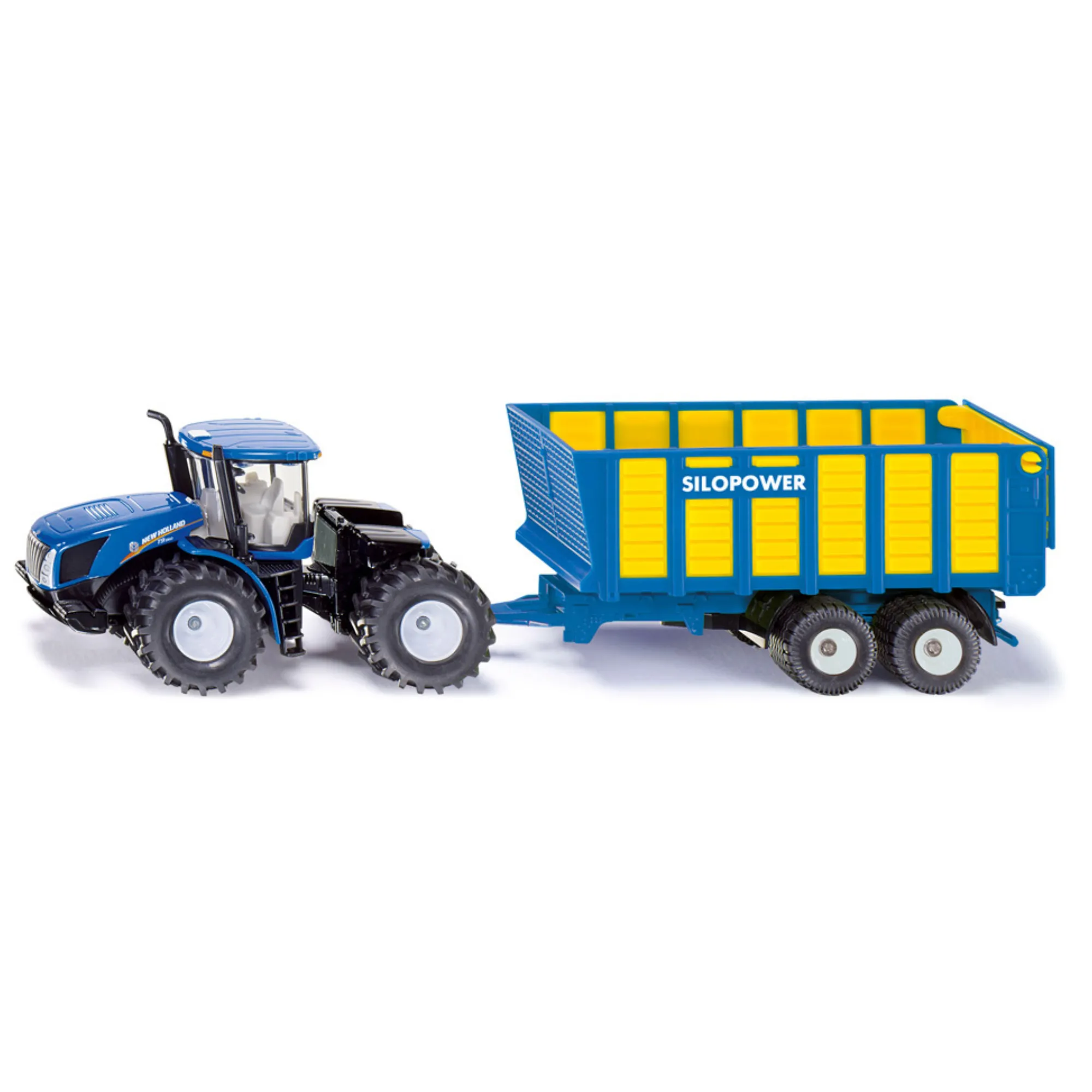 New Holland Tractor & Silopower Silage Trailer