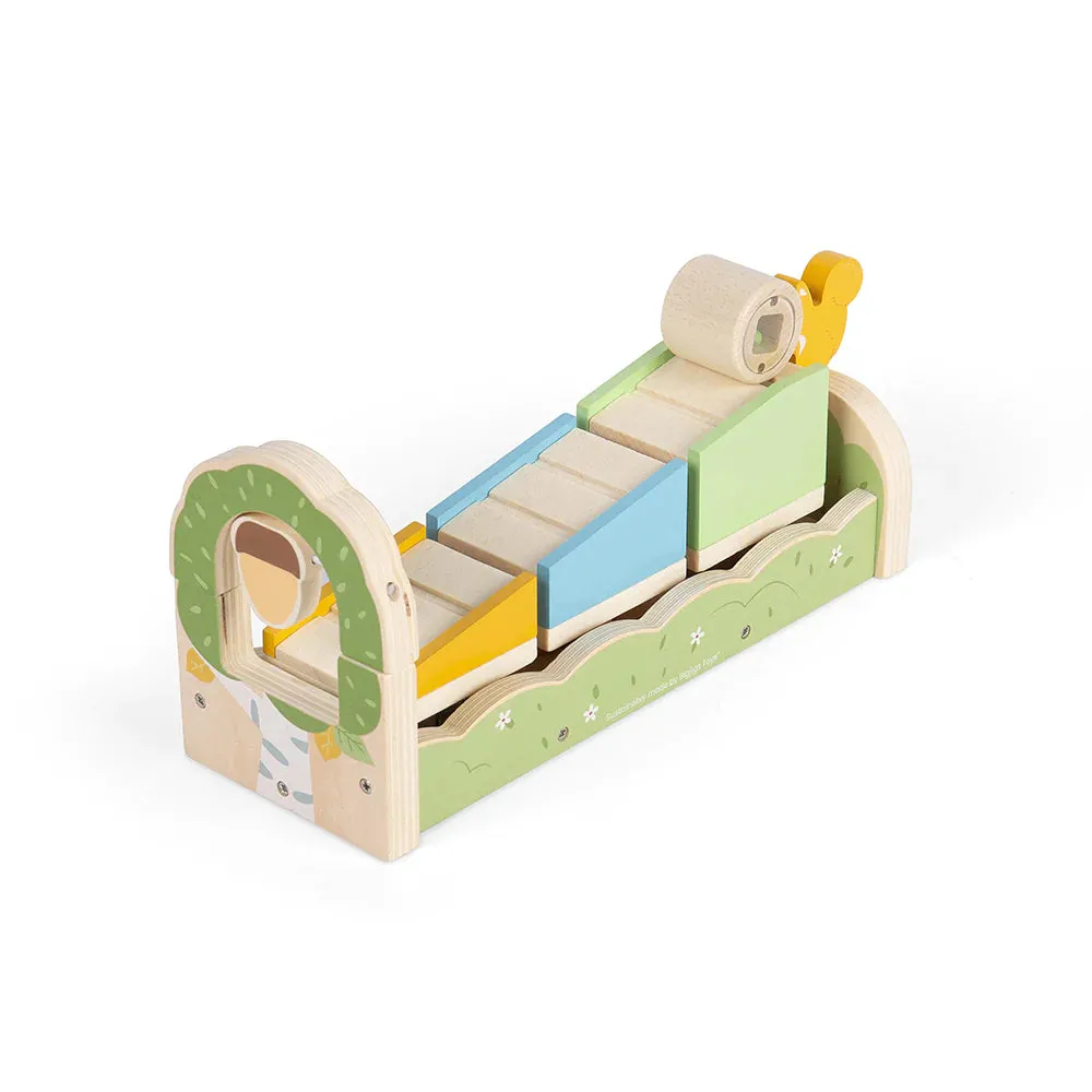Squirrel Ramp Sorter – Sort, Slide & Squeak with Woodland Fun!