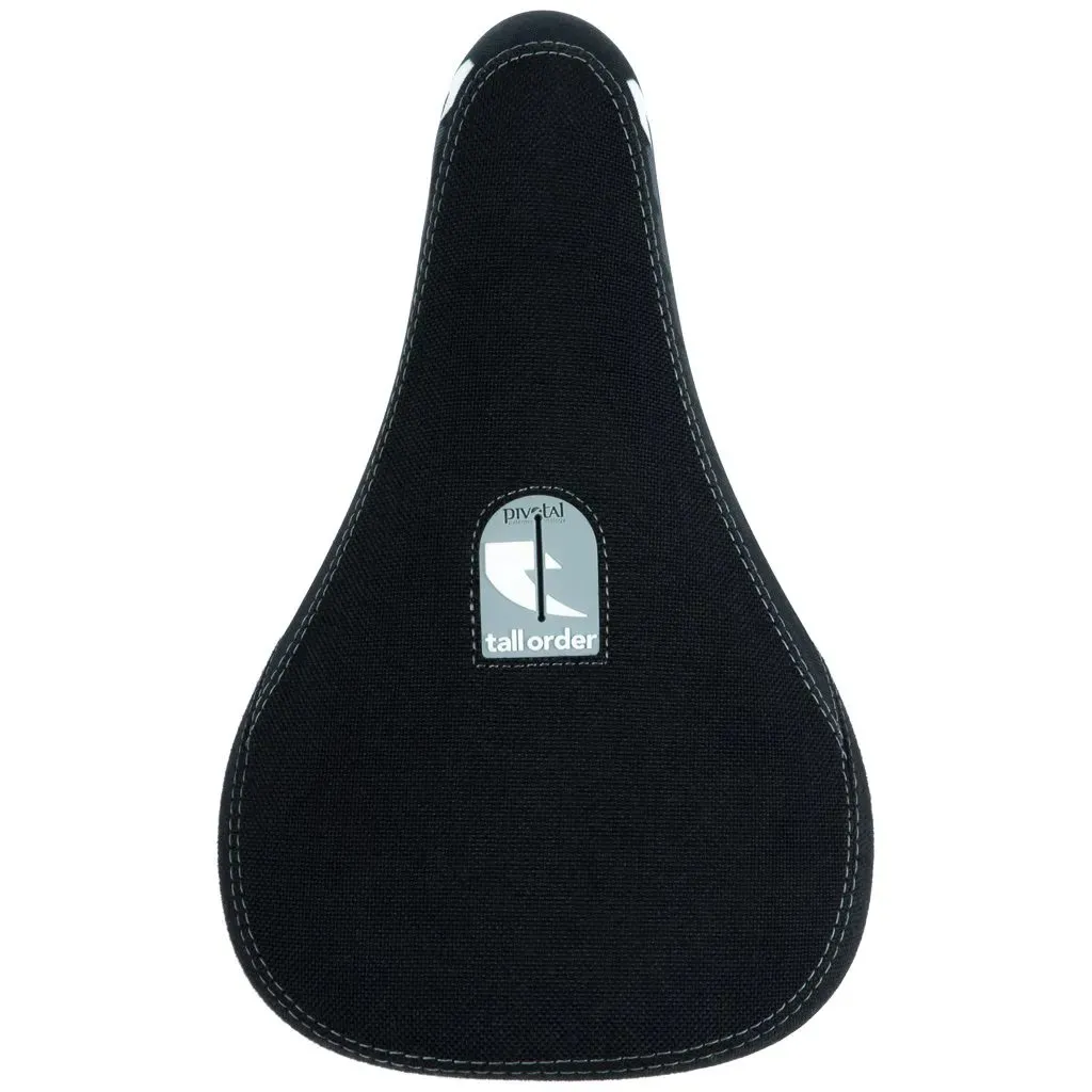 Tall Order Fade Logo Mid Pivotal BMX Seat - Black
