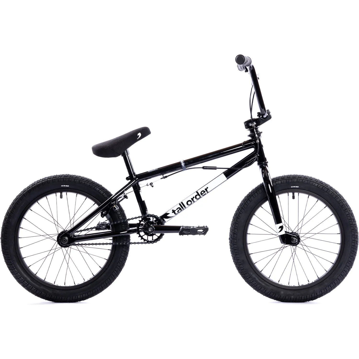Tall Order 2022 Ramp 18" Complete BMX - Gloss Black