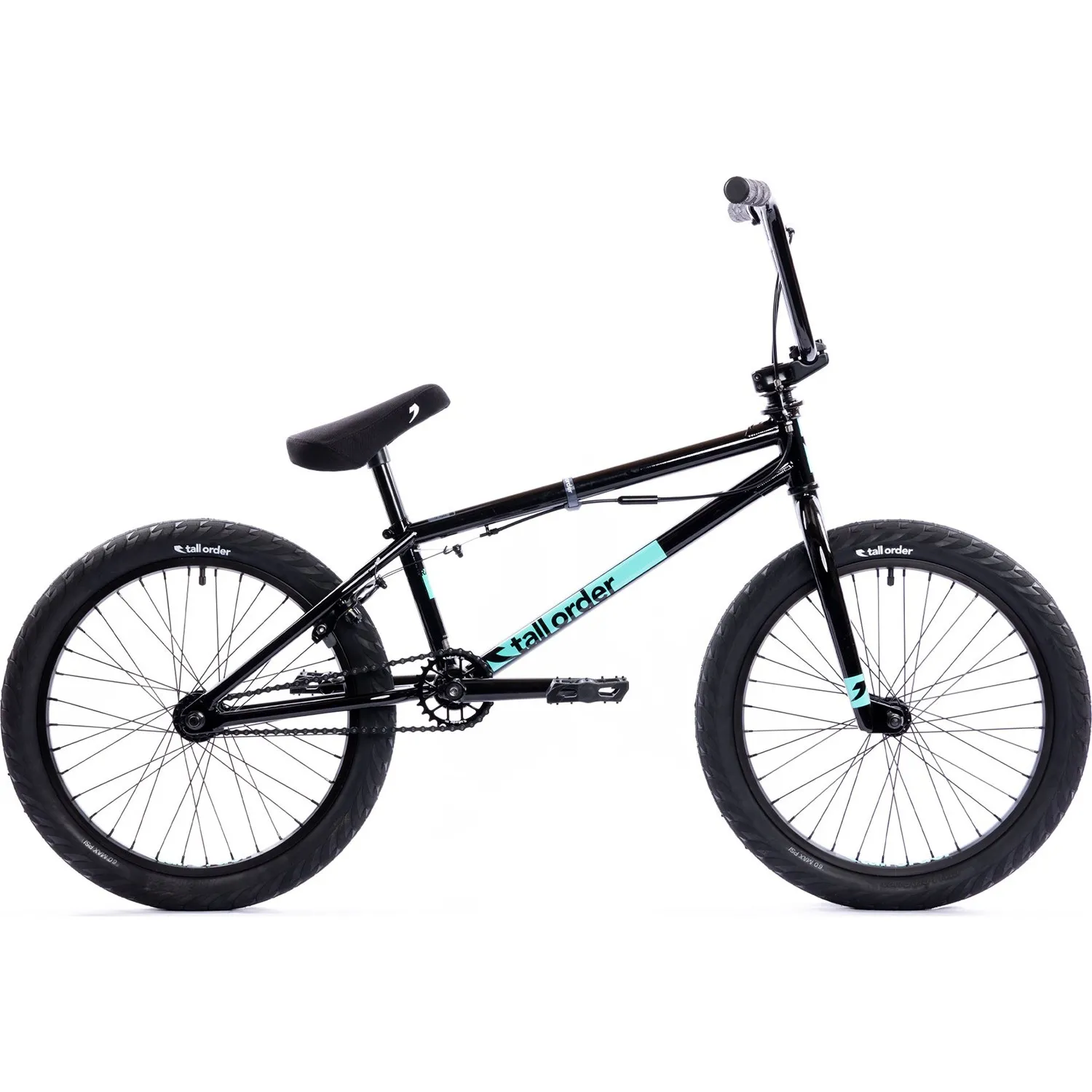 Tall Order 2022 Ramp Medium 20" Complete BMX - Gloss Black