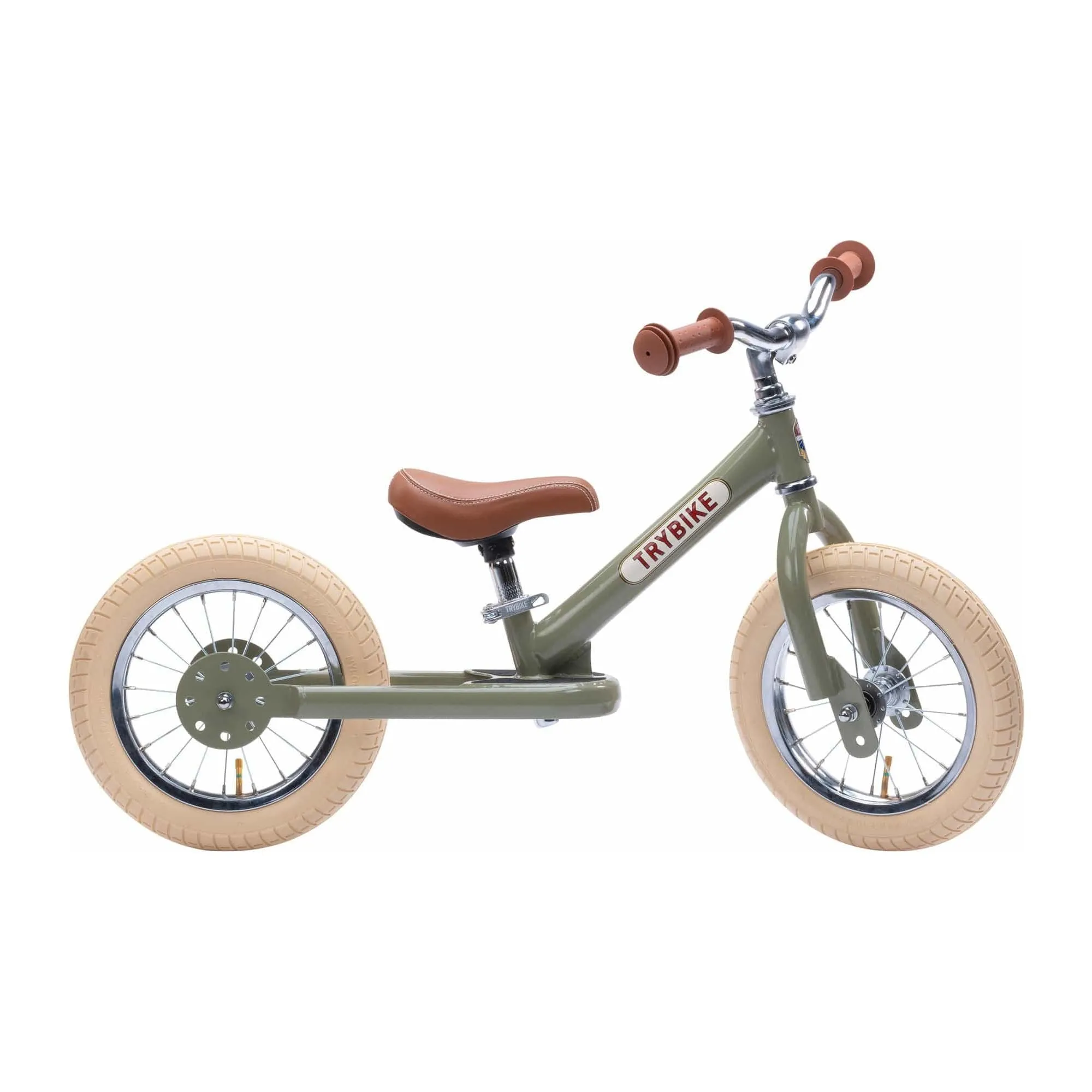 TryBike - Steel Balance Bike - Vintage Green