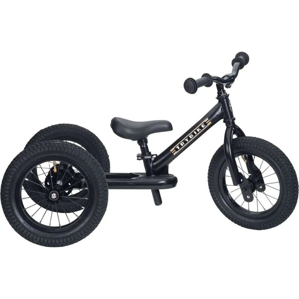 TryBike - Steel 2 Balance Bike - Black