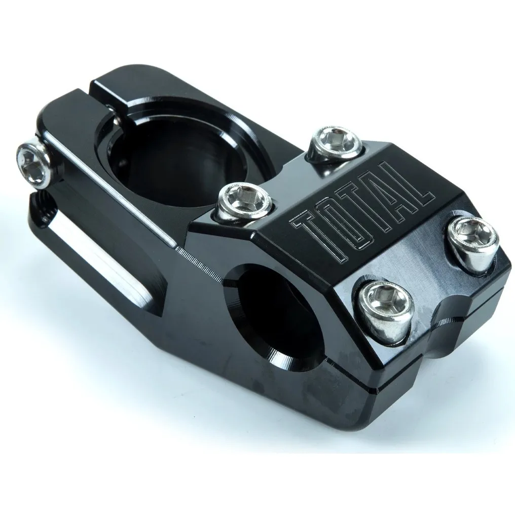 Total BMX Team V3 Top Load BMX Stem - Black 46mm Reach