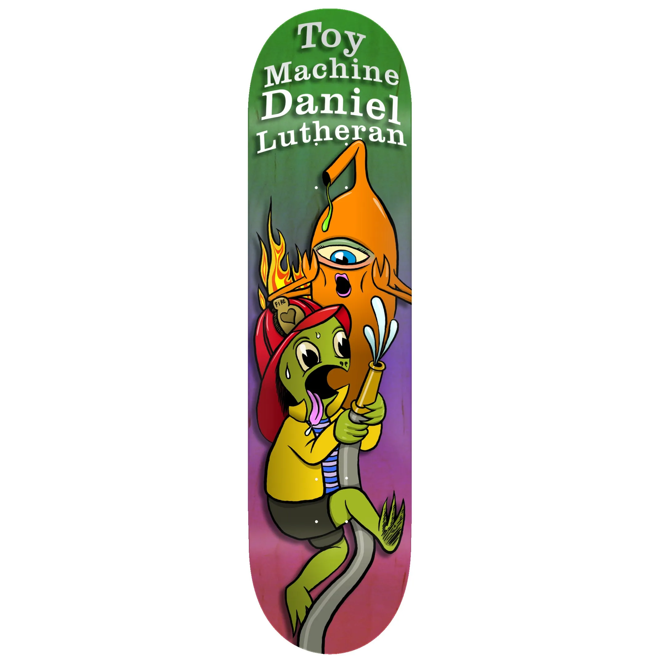 Toy Machine Valentines Skateboard Deck - Lutheran 8.5''