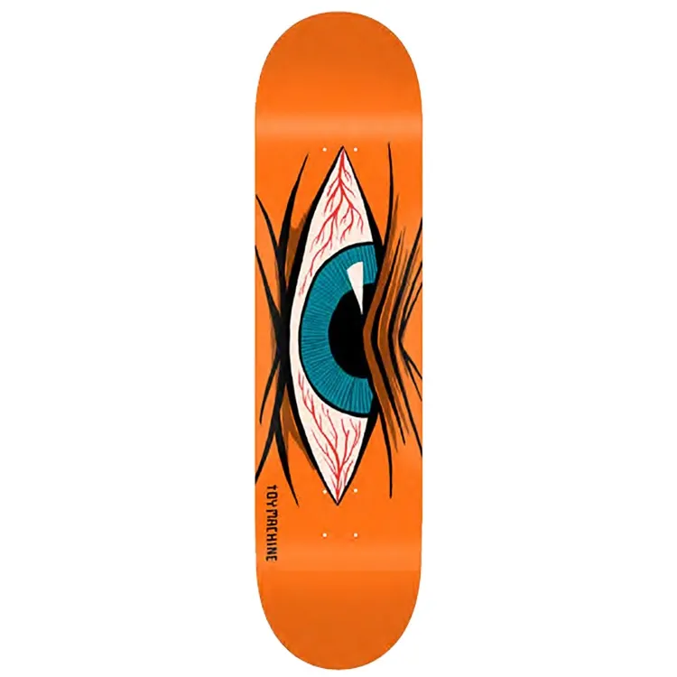 Toy Machine Mad Eye Skateboard Deck - Orange 8''